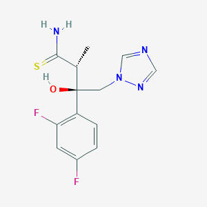 molecular formula C13H14F2N4OS B194217 (2R,3R)-3-(2,4-Difluorophenyl)-3-hydroxy-2-methyl-4-(1H-1,2,4-triazol-1-yl)thiobutyramide CAS No. 170863-34-0