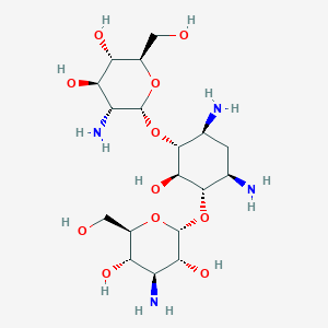 molecular formula C18H36N4O11 B194240 卡那霉素C CAS No. 2280-32-2