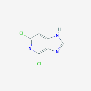 molecular formula C6H3Cl2N3 B019425 4,6-dichloro-1H-imidazo[4,5-c]pyridine CAS No. 2589-12-0