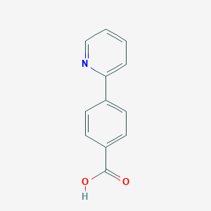 molecular formula C12H9NO2 B194265 4-(吡啶-2-基)苯甲酸 CAS No. 4385-62-0