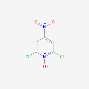 molecular formula C5H2Cl2N2O3 B019428 2,6-二氯-4-硝基吡啶-N-氧化物 CAS No. 2587-01-1