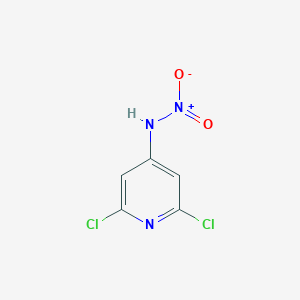 molecular formula C5H3Cl2N3O2 B019429 2,6-二氯-4-硝胺基吡啶 CAS No. 2587-03-3