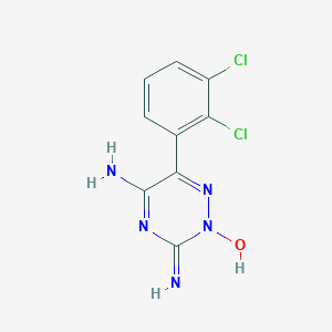 molecular formula C9H7Cl2N5O B194302 Lamotrigine N2-Oxide CAS No. 136565-76-9