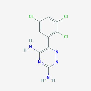 molecular formula C9H6Cl3N5 B194319 6-(2,3,5-Trichlorophenyl)-1,2,4-triazine-3,5-diamine CAS No. 77668-56-5