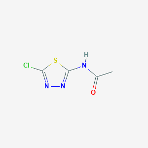 molecular formula C4H4ClN3OS B194331 N-(5-chloro-1,3,4-thiadiazol-2-yl)acetamide CAS No. 60320-32-3
