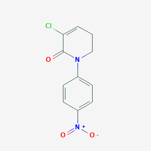 B194345 3-Chloro-1-(4-nitrophenyl)-5,6-dihydropyridin-2(1H)-one CAS No. 536760-29-9