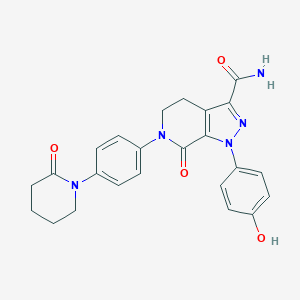 molecular formula C24H23N5O4 B194347 O-Desmethyl apixaban CAS No. 503612-76-8
