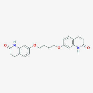 molecular formula C22H24N2O4 B194369 1,4-Bis[3,4-dihydro-2(1H)-quinolinon-7-oxy]butane CAS No. 882880-12-8