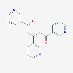 molecular formula C20H17N3O2 B019437 1,3,5-Tri(3-pyridyl)-1,5-pentanoate CAS No. 94678-45-2