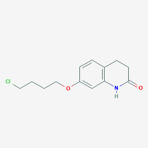 molecular formula C13H16ClN2O B194371 7-(4-Chlorobutoxy)-3,4-dihydroquinolin-2(1H)-one CAS No. 120004-79-7