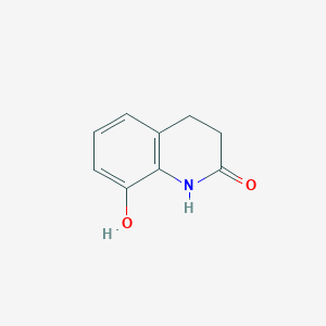 molecular formula C9H9NO2 B194374 8-Hydroxy-3,4-dihydroquinolin-2(1h)-one CAS No. 52749-50-5