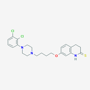 molecular formula C23H27Cl2N3OS B194384 Thio-aripiprazole 