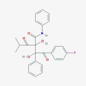molecular formula C26H24FNO5 B194406 Dihydroxy Diketo Atorvastatin Impurity CAS No. 1046118-44-8