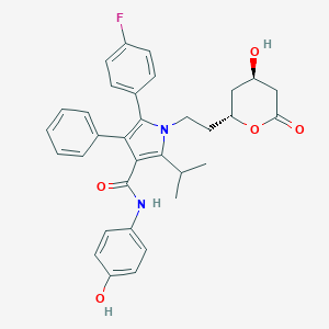 molecular formula C33H33FN2O5 B194411 P-Hydroxyatorvastatin lactone CAS No. 163217-70-7