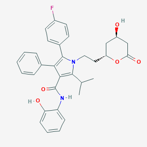 molecular formula C33H33FN2O5 B194414 o-Hydroxyatorvastatin lactone CAS No. 163217-74-1