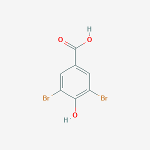 molecular formula C7H4Br2O3 B194446 3,5-Dibromo-4-hydroxybenzoic acid CAS No. 3337-62-0