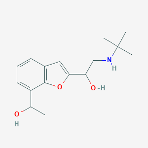molecular formula C16H23NO3 B194460 1'-Hydroxybufuralol CAS No. 57704-16-2