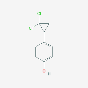 molecular formula C9H8Cl2O B194484 4-(2,2-二氯环丙基)苯酚 CAS No. 52179-26-7