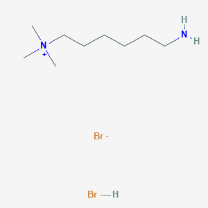 molecular formula C9H24N2Br2 B194491 溴化（6-氨基己基）三甲基溴化铵 CAS No. 33968-67-1