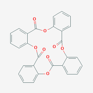 molecular formula C28H16O8 B194521 2,10,18,26-Tetraoxapentacyclo[26.4.0.04,9.012,17.020,25]dotriaconta-1(32),4,6,8,12,14,16,20,22,24,28,30-dodecaene-3,11,19,27-tetrone CAS No. 6543-57-3