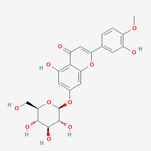 molecular formula C22H22O11 B194535 木犀草素 7-O-β-D-吡喃葡萄糖苷 CAS No. 20126-59-4