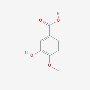 molecular formula C8H8O4 B194538 3-Hydroxy-4-methoxybenzoic acid CAS No. 645-08-9