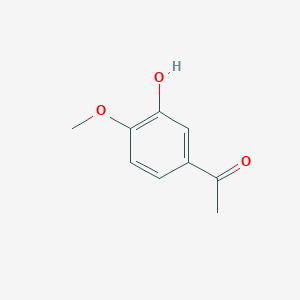 molecular formula C9H10O3 B194541 异乙酰香草醛 CAS No. 6100-74-9