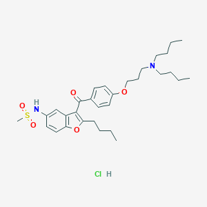 molecular formula C31H45ClN2O5S B194553 盐酸德罗奈达隆 CAS No. 141625-93-6
