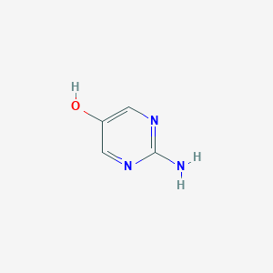molecular formula C4H5N3O B019461 2-Amino-5-hydroxypyrimidine CAS No. 143489-45-6