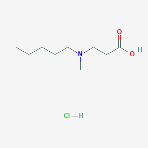 3-(Methyl(pentyl)amino)propanoic acid hydrochloride