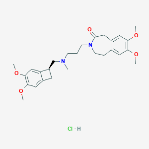 molecular formula C27H36N2O5. HCl B194646 Ivabradine hydrochloride CAS No. 148849-67-6