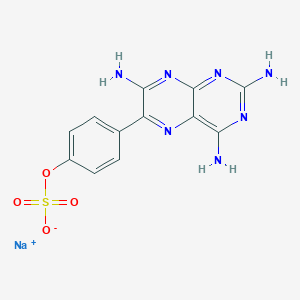 molecular formula C12H10N7NaO4S B019465 4-羟基磺酸三氨蝶呤钠盐 CAS No. 73756-87-3