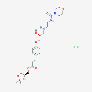 molecular formula C25H40ClN3O8 B194650 Landiolol Hydrochloride CAS No. 144481-98-1