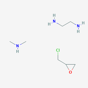 molecular formula C7H20ClN3O B019467 2-(chloromethyl)oxirane;ethane-1,2-diamine;N-methylmethanamine CAS No. 42751-79-1