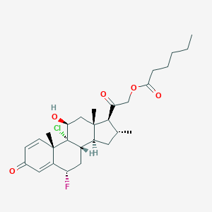 molecular formula C28H38ClFO5 B194693 Clocortolone Caproate CAS No. 4891-71-8