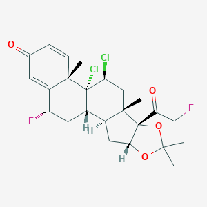 molecular formula C24H28Cl2F2O4 B194694 Tralonide CAS No. 21365-49-1