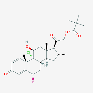 molecular formula C27H36ClFO5 B194695 Clocortolone pivalate CAS No. 34097-16-0