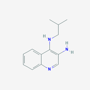 molecular formula C13H17N3 B194697 N4-Isobutylquinoline-3,4-diamine CAS No. 99010-09-0