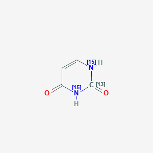 molecular formula C4H4N2O2 B019470 尿嘧啶-13C,15N2 CAS No. 181517-11-3