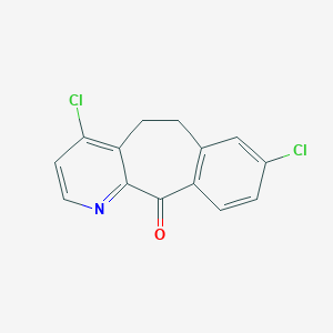 4,8-Dichloro-5,6-dihydro-11H-benzo(5,6)cyclohepta(1,2-b)pyridin-11-one