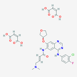 molecular formula C32H33ClFN5O11 B194724 Afatinib dimaleate CAS No. 850140-73-7