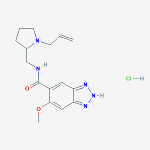 molecular formula C16H22ClN5O2 B194726 Alizapride hydrochloride CAS No. 59338-87-3