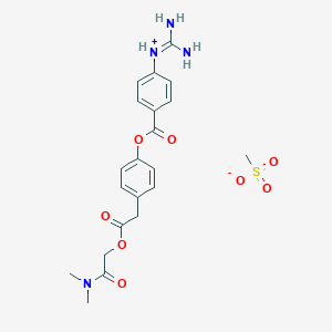 molecular formula C21H26N4O8S B194763 Camostat mesylate CAS No. 59721-29-8