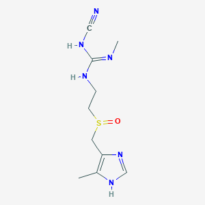molecular formula C10H16N6OS B194765 Cimetidine sulfoxide CAS No. 54237-72-8