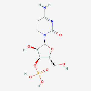 molecular formula C9H14N3O8P B019478 胞苷 3'-单磷酸 CAS No. 84-52-6