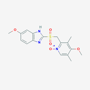 molecular formula C17H19N3O5S B194790 Omeprazole Sulfone N-Oxide CAS No. 158812-85-2