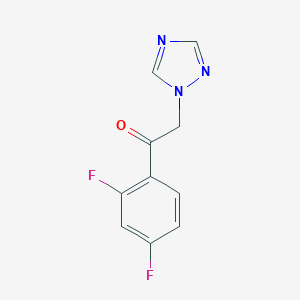 molecular formula C10H7F2N3O B194809 1-(2,4-二氟苯基)-2-(1H-1,2,4-三唑-1-基)乙酮 CAS No. 86404-63-9