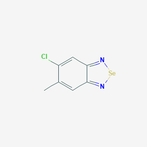 molecular formula C7H5ClN2Se B019482 5-Chloro-6-methyl-2,1,3-benzoselenadiazole CAS No. 2255-94-9