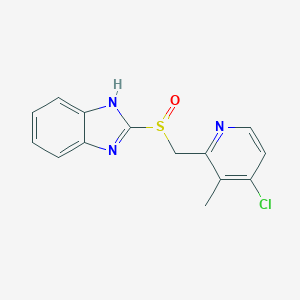 molecular formula C14H12ClN3OS B194823 4-Desmethoxypropoxyl-4-chloro Rabeprazole CAS No. 168167-42-8