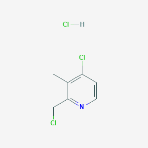 molecular formula C7H8Cl3N B194825 4-氯-2-(氯甲基)-3-甲基吡啶盐酸盐 CAS No. 152402-97-6